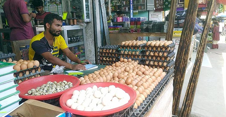 সিন্ডিকেটের থাবায় রেকর্ড দামে ডিম