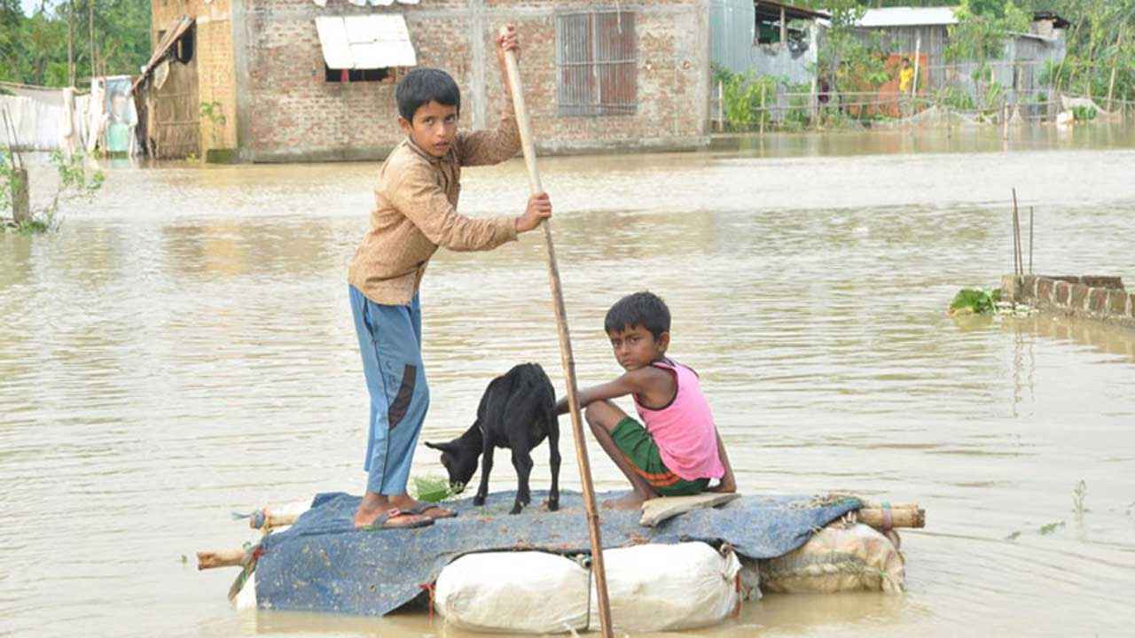 দেশে বন্যায় ক্ষতিগ্রস্ত পৌনে ৮ লাখ শিশু: ইউনিসেফ